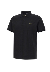Sun 68 Contrast Collar Piqué Polo Shirt