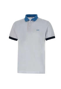 Sun 68 Contrast Trim Polo Shirt