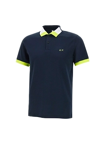Sun 68 Contrast Trim Polo Shirt