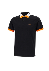 Sun 68 Contrast Trim Polo Shirt