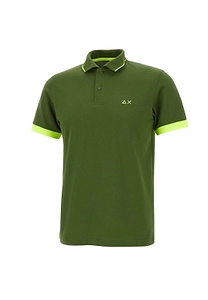 Sun 68 Contrast Trim Polo Shirt