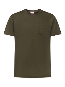Sun 68 Embroidered Logo T-Shirt