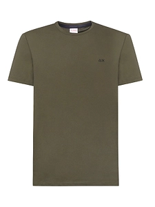 Sun 68 Embroidered Logo T-Shirt