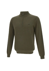 Sun 68 Everyday Half Zip Knitted Sweater