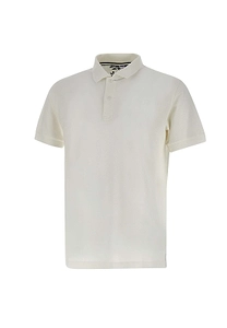 Sun 68 Floral Trim Short-Sleeve Polo Shirt