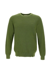 Sun 68 Honeycomb Crew Neck Knitted Sweater