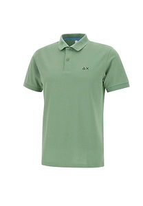 Sun 68 Logo Piqué Polo Shirt