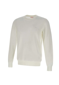 Sun 68 Micro Honeycomb Crew Knitted Jumper