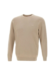 Sun 68 Micro Honeycomb Crew Knitted Sweater