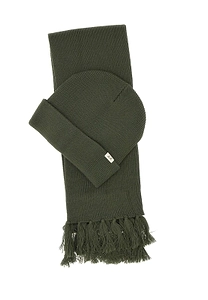 Sun 68 Ribbed Scarf And Beanie Set
