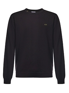 Sun 68 Ribbed Logo Sweater