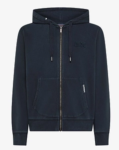 Sun 68 Zip-Up Logo Hoodie