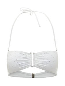 Sundek Embellished Bandeau Bikini Top