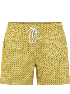 Sundek Printed Drawstring Swim Shorts