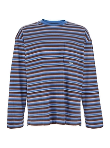 Sunflower Striped Pocket Long Sleeve T-Shirt