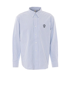 Sunflower Striped Embroidered Logo Shirt