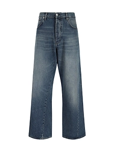Sunflower Twist Detailed Wide-Leg Jeans