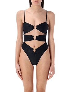 Malibu Buckle Cut-Out Swimsuit