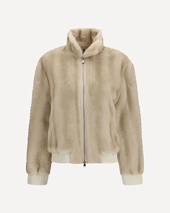 S.W.O.R.D 6.6.44 Cropped Faux Fur Jacket