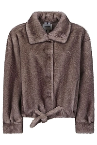 S.W.O.R.D 6.6.44 Faux Fur Bomber Jacket