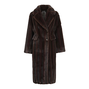 Sword Long Fur-Effect Coat