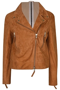 Zip Front Biker Jacket