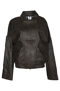 Sword Zip-Front Bomber Jacket