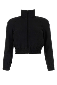 T By Alexander Wang Cropped Zip-Up Jacket
