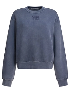 Logo Embossed Crewneck Sweatshirt