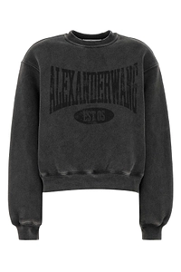 Logo Printed Drop Shoulder Sweatshirt