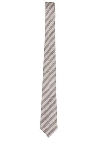 Striped Linen Tie