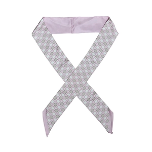 Graphic Printed Satin Scarf