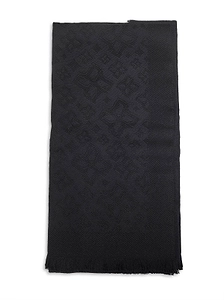 Tagliatore Jacquard Fringed Scarf