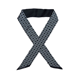 Logo Printed Satin Scarf