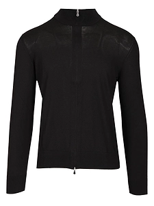 Tagliatore Zip-Up Knitted Cardigan
