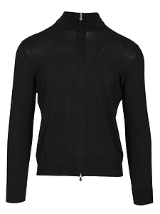 Tagliatore Zip-Up Knitted Cardigan