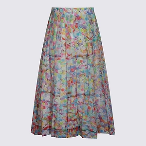 Talking Walls Confetti Print Maxi Skirt