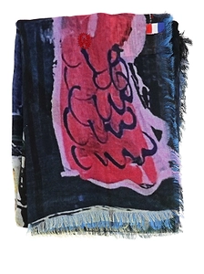 Talking Walls Abstract Print Scarf