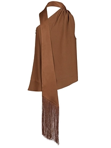 Taller Marmo Astor Fringed Asymmetric Top