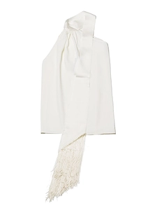 Taller Marmo Astor Fringed Asymmetric Top