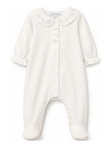 Tartine Et Chocolat Long-Sleeved Ruffled Pajamas