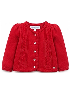 Tartine Et Chocolat Openwork Cardigan