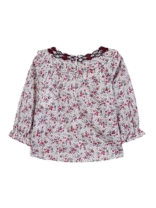 Tartine Et Chocolat Smocked Floral Top