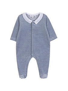 Tartine Et Chocolat Striped Collar Pyjamas