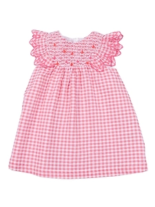 Tartine Et Chocolat Two-Tone Gingham Dress