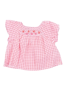 Tartine Et Chocolat Two-Tone Gingham Outfit Short Set