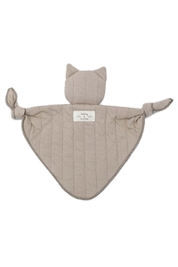 Teddy & Minou Cat Head Knotted Quilted Comforter