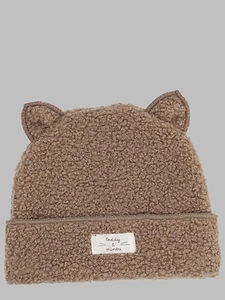 Teddy & Minou Fleece Ear Detail Hat