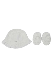 Teddy & Minou Ruffled Hat Set