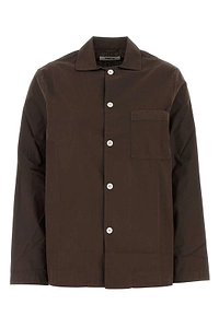 Tekla Classic Button-Up Lingerie Shirt